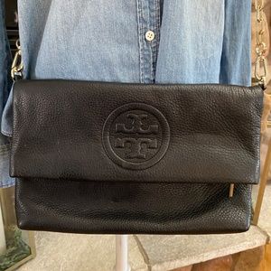Tory Burch Black Leather Handbag/Crossbody